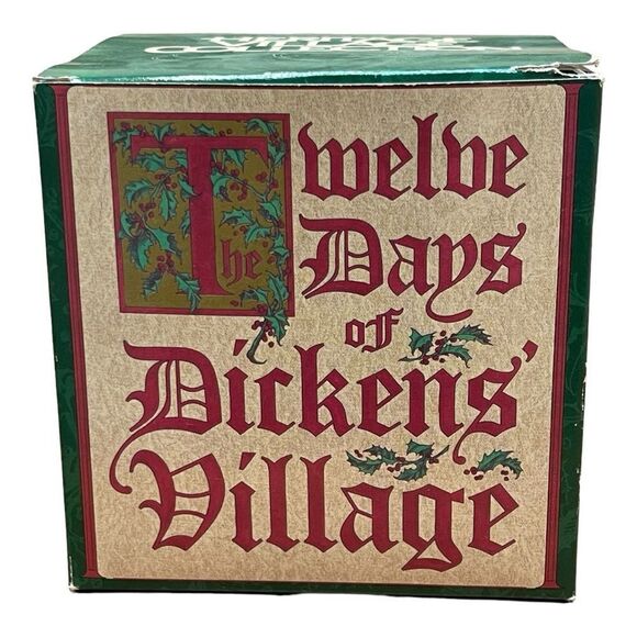 Dept 56 Five Golden Rings #58381 Twelve Days of Dickens’ Village Original Box - Picture 7 of 10
